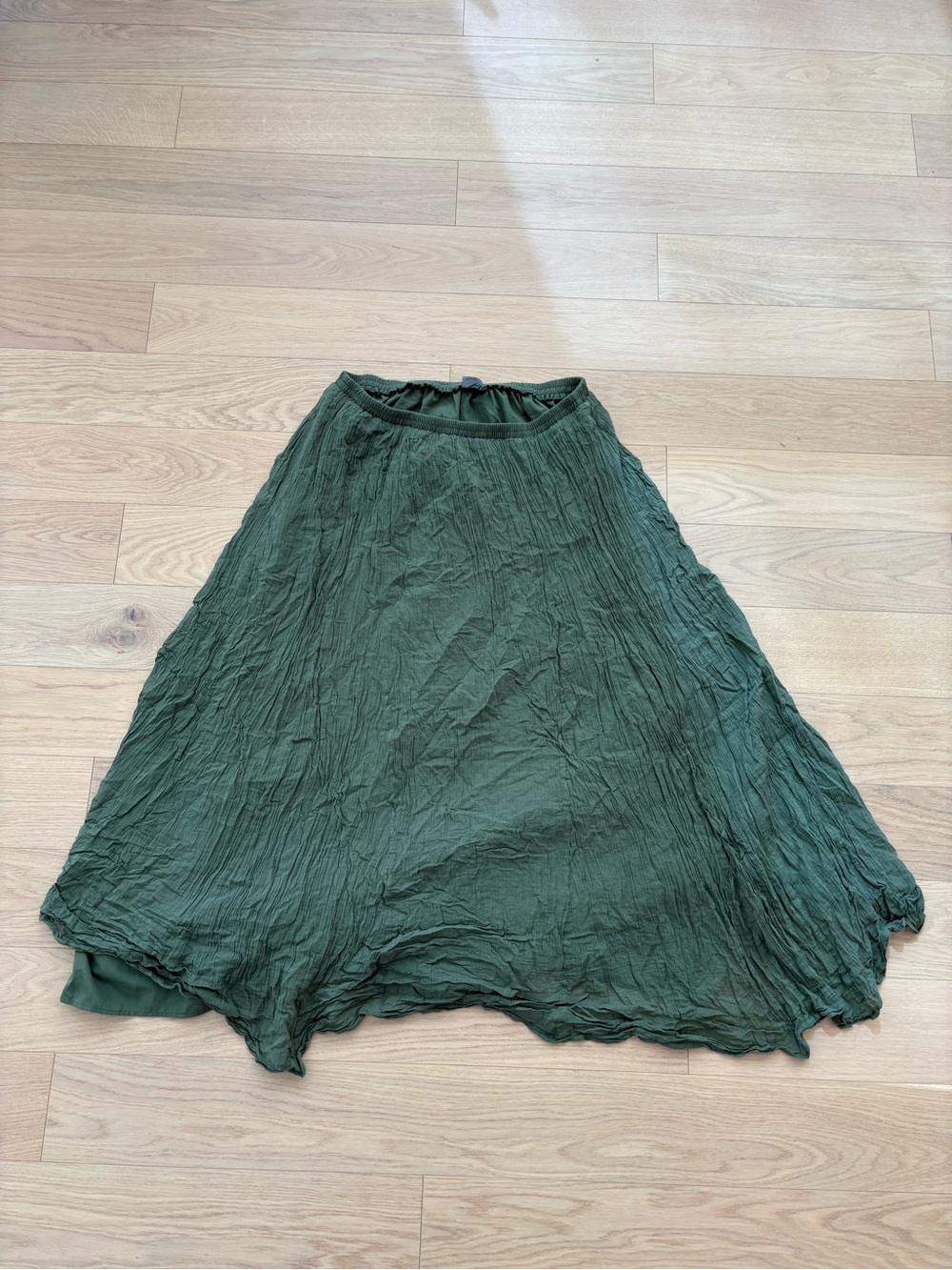 ASOS Olive Green  A-Line Skirt size 12